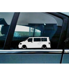 17CM T5 Transporter Multivan Kelebek Cam Oto Sticker 2 Adet