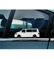17CM T5 Transporter Multivan Kelebek Cam Oto Sticker 2 Adet