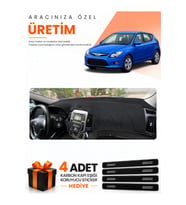 HYUNDAİ İ30 (2007-2012) Uyumlu Torpido Koruma Örtüsü Oto Kılıfı - Siyah