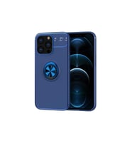 Apple iPhone 13 Pro Uyumlu Kılıf Zore Ravel Silikon Kapak (Mavi)