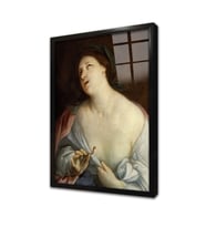 Guido Reni Cleopatra Çerçeveli Cam Tablo