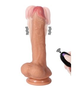 Uzaktan Kumandalı Şarjlı Realistik Dildo 21 cm
