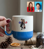 Kişiye Özel Karikatürlü Cool Sevgililer Kupa Bardak Pro Sevgililer Günü Hediyesi