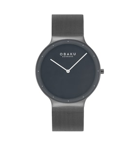Obaku Denmark V307GXUUMU Quartz Hasır Siyah 40 mm Erkek Kol Saati