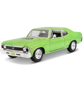 Maisto 1:24 1970 Model Chevrolet Nova Ss Yeşil Model Araba