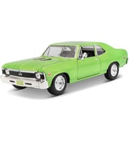 Maisto 1:24 1970 Model Chevrolet Nova Ss Yeşil Model Araba