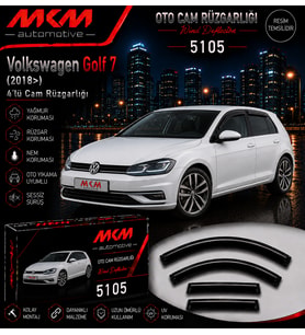 Volkswagen Golf 7 (2018>) 4'lü Mugen Cam Rüzgarlığı