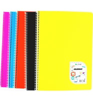 Çınar Colormaxi Spiralli Defter Plastik Kapak Kareli 96 YP A4 96/4 (Karışık Renk 1 Adet)