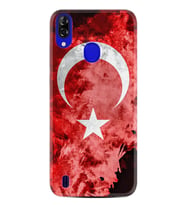 Reeder P13 Blue Plus Kılıf Desenli Silikon Şanlı Türk Bayrağı 3 1395