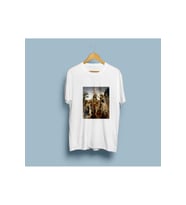 Oversize İsa'nın Vaftizi Tablosu Leonardo Da Vinci Tasarım Unisex T-shirt