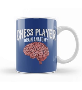Brain Anatomy Of A Chess Player 01 Kupa Bardak Porselen