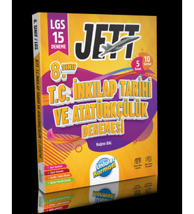 Ünlüler Karması 8. Sınıf Jett T.C. İnkılap Tarihi ve Atatürkçülük 15 Deneme