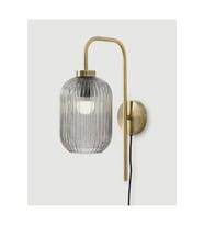 MYLİGHTS RETRO BAL CAMLI RUSTİK VİNTAGE APLİK KABLOLU ANAHTARLI APLİK