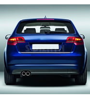 Audi A3 Uyumlu Krom Bagaj Alt Çıtası 2004-2012 (4 Kapı) (Karışık)