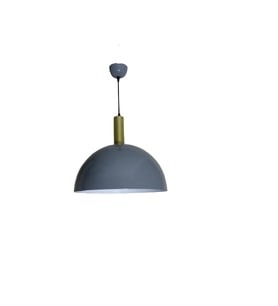 Dylight Retro Gri Metal Dekoratif Tekli Kafe Mutfak Aydınlatma Avize Çap:40 cm