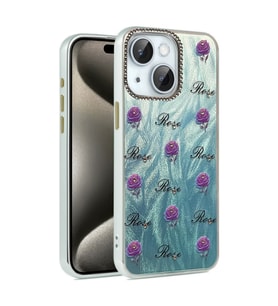 Apple iPhone 15 Plus Kılıf Blade Aynalı Desenli Kapak - Desen 9