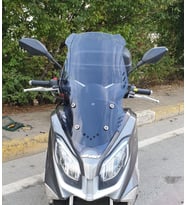MOTOCAM Volta Revolt Rm5 Ön Cam 2020-2021 Model 65cm Füme Renkli 4mm ORTA BOYLU