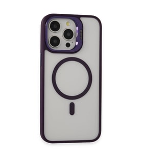 Joko  İphone 14 Pro Kılıf Roblox Lens Magsafe Standlı Kapak - Derin Mor