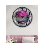 bilge Tasarım retro Duvar Saati 40 x 40 CM (Karışık)