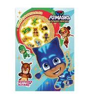 Pjmasks Power Heroes Star Simli Çıkartmalı Boyama Kitabı Doğan Çocuk