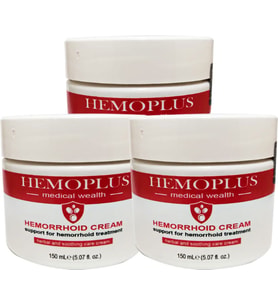 Hemoplus Büyük Boy 150 ml Hemor.roidin 3 Adet