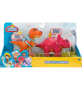 Dino Ranch Delüks Figür Paketi - Biscuit ve Angus