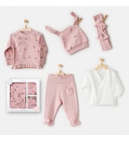 Andywawa AC25040 Puppy Gazelle 5'Li Hastane Çıkışı Pink