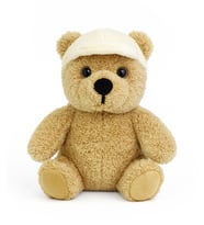Pandamkee 20 cm Şapkalı Çiçek Ayıcık – Sevimli, Şık ve Hediye (Krem)