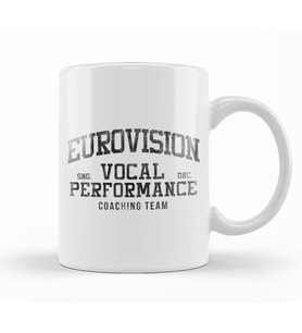 Eurovision Vocal Coaching Team Kupa Bardak Porselen