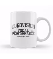 Eurovision Vocal Coaching Team Kupa Bardak Porselen