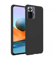 Xiaomi Redmi Note 10 Pro İnce Mat Silikon Kılıf Siyah