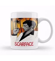 Scarface İllüstrasyon Kupa Bardak Porselen
