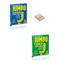5. Sınıf JUMBO Fen Bilimleri ve Türkçe Deneme Bankası + Telefon Standı