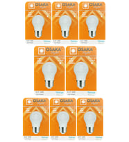 (8 Adet) Osaka 7W (50W) Beyaz Işık E27 Duylu (Kalın Duy) Led Ampul