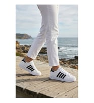 Walkway Senti G Beyaz Siyah Unisex Spor Ayakkabı