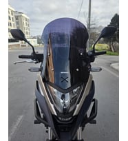 MOTOCAM Honda NC 700 750 X Ön Cam 2021-2024 Model 50cm Siyah Renkli 4mm ORTA BOYLU