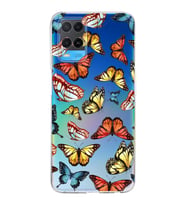 PrintiFy Oppo A54 4G ile Uyumlu Water Color 2  Kamera Korumalı Şeffaf  Kılıf