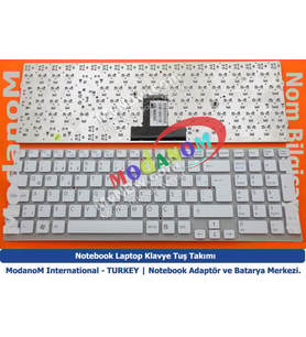 Sony Vaio VPC-EB3CFX/WI Klavye Türkçe Beyaz