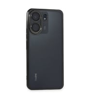 Xiaomi Redmi 13c Kılıf Razer Lensli Silikon - Siyah