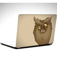 Baykuş Laptop Sticker 10 İnch (25X19CM)