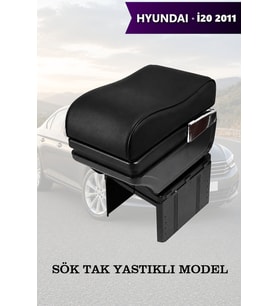 hyundai i20 2011 kol dayama Lüks geniş model Siyah Yastıklı Deri