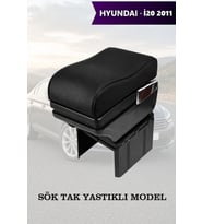 hyundai i20 2011 kol dayama Lüks geniş model Siyah Yastıklı Deri