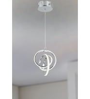 Opalia Sarkıt Avize – 4 Farlı Renk Seçenekli Modern Tasarım Avize (Krom)