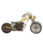 Lucky Art Metal Gold Motorsiklet Saat