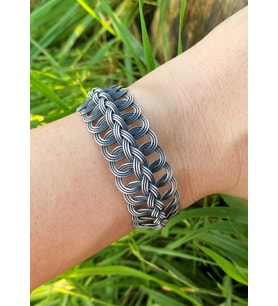 Okstili Gümüş Kazaziye Balık Sırtı Örgü Bileklik : Oksitli - 19 cm : Oksitli - 20 cm : Gümüş - 18 cm : Gümüş - 21 cm (Oksitli)