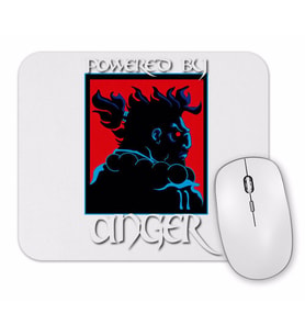 Akuma Powered by Anger Mouse Pad