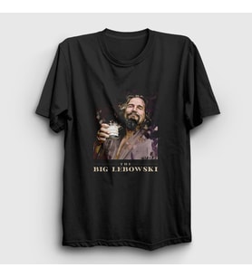 Presmono Unisex Siyah Dude The Big Lebowski T-Shirt 458178tt