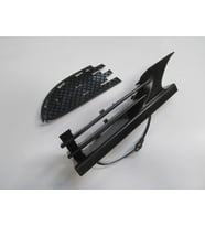 MERCEDES C CLASS- W202- 97/99; ÖN TAMPON ÇEKİ DEMİRİ KAPAĞI SOL SİYAH (TW)