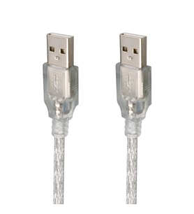 Powermaster PM-17410 Şeffaf 5 Metre Usb Erkek-Erkek Kablo