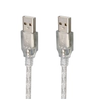 Powermaster PM-17410 Şeffaf 5 Metre Usb Erkek-Erkek Kablo
